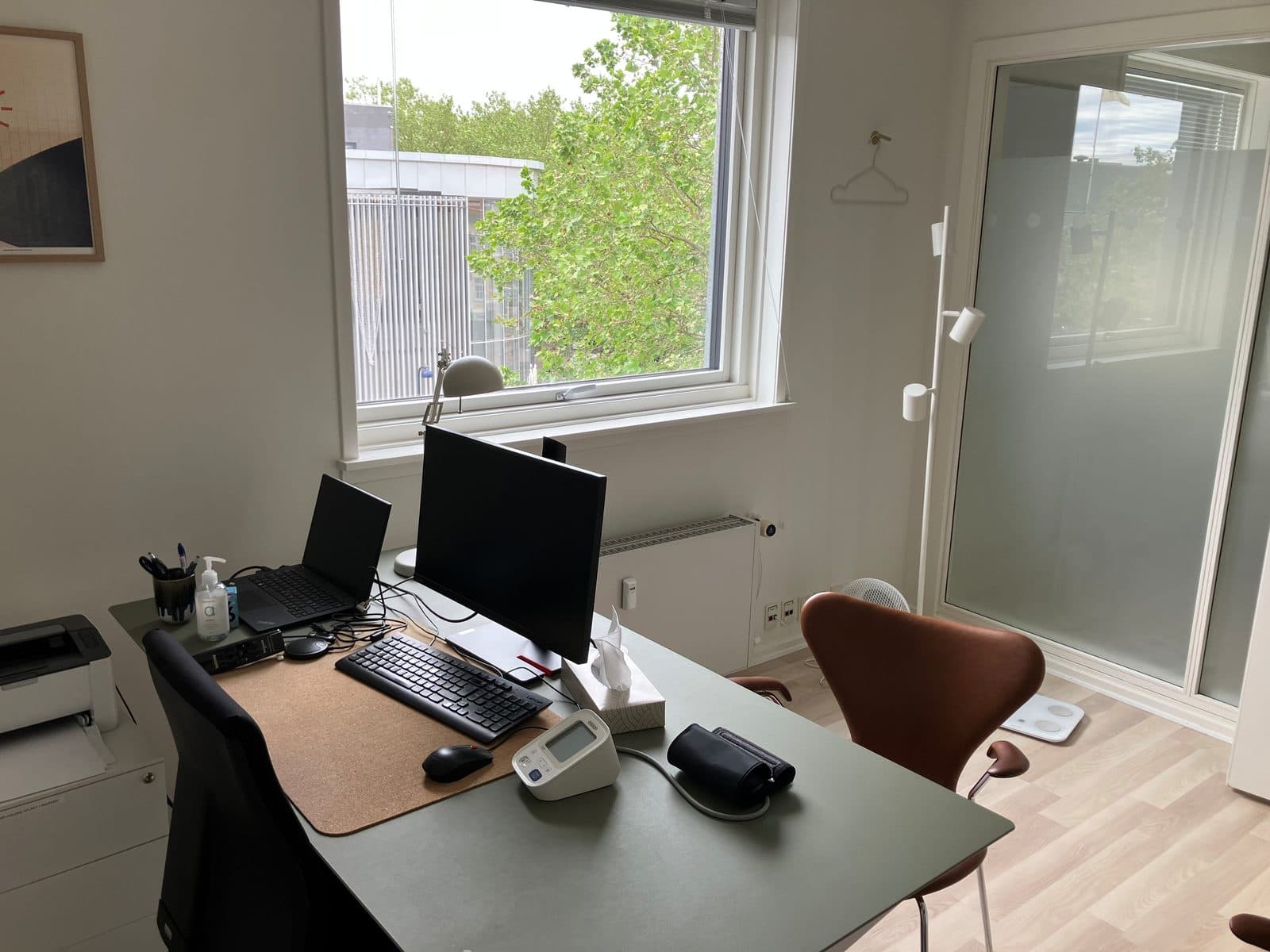 Konsultationsrum hos Privat Psykiatrisk Center Lyngby